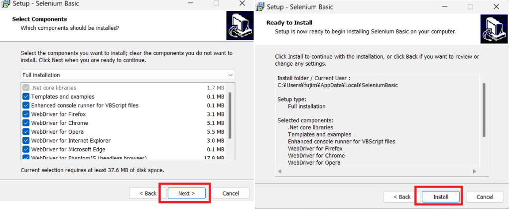 selenium-basicセットアップ画像2